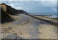 TG1843 : Beach and sea defences at West Runton by Mat Fascione