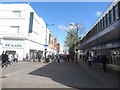 SJ3188 : Pedestrianised shopping street, Birkenhead by Graham Robson