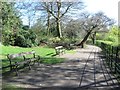 Lakeside path, Birkenhead Park, Birkenhead