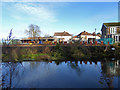 Building site by River Avon, Salisbury