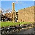 Churchill College: sunlight and shadow