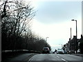 Gorsty Hill Approaching Bull & Bear Pub.