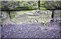 Benchmark on Halifax Road bridge for lifted railway