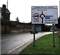 Horsetrough Roundabout directions sign, Bath Road, Stonehouse