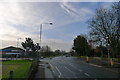 Entering the east side of Melton Mowbray on the A607