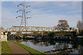 Lockwood Reservoir pipe bridge, River Lee Navigation