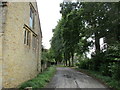 Driveway by the churchyard, Trent