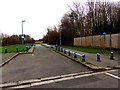 Derwent Road entrance to Rimrose Valley Country Park. Christmas day 2017