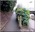 ST1882 : Way out from Llanishen railway station, Cardiff by Jaggery