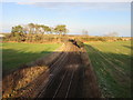 Railway line at Inverkeilor