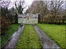 H4671 : Locked gates, Creevenagh by Kenneth  Allen