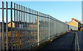 Steel fence, Claro Way, Harrogate