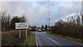 Roads cross in Long Lawford