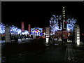 SJ3489 : Christmas Lights at Albert Dock by David Dixon