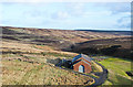 Treatment works below dam of Waskerley Reservoir