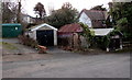 Lockup garages and an electricity substation, Fosterville Crescent, Abergavenny