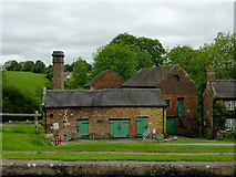 SJ9752 : Cheddleton Flint Mill buildings in Staffordshire by Roger  Kidd