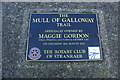 Mull of Galloway Trail Plaque