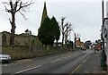 SK4633 : Main Street, Breaston with St Michael's Church by Alan Murray-Rust