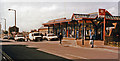 TQ3884 : Main entrance of Stratford main-line station at new bus station, 1997 by Ben Brooksbank
