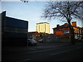 Distant high rise flats, Willenhall