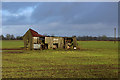 SE3888 : Collapsing Barn on the Road West of Thornton-le-Moor by Chris Heaton