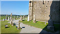 S0740 : Graveyard and west end of residential tower at the Rock of Cashel by Phil Champion