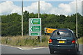 Roadsign to the A420