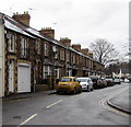 Row of stone houses, Ross Road, Abergavenny