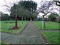 TF6103 : WW2 Memorial Garden at Downham Market by Adrian S Pye