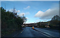 Entering Bolham on the Exe Valley road, heading north