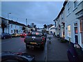 Main road through South Molton, looking east