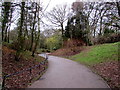 ST1783 : Path in Parc Cefn Onn, Lisvane, Cardiff by Jaggery