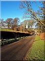 The road from Dyke farm