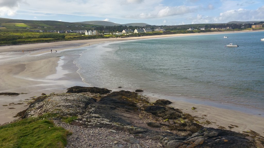 Ballinskelligs beach from McCarthy Mór... © Phil Champion :: Geograph ...