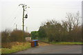 Junction of B4027 and minor road to Greenhill Farm