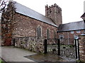 SO3014 : Southwest side of Grade I listed Church of St Mary, Abergavenny by Jaggery