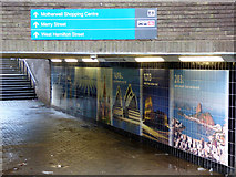 NS7557 : Merry Street underpass by Thomas Nugent