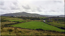 V4480 : View towards Cahersiveen from Leacanabuaile stone fort, Kimego West, Cahersiveen, County Kerry by Phil Champion