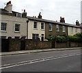 Row of houses on  the north side of Hampton Court Road, East Molesey