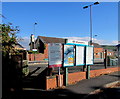 Entrance to Tywyn railway station platform 2