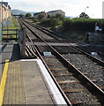 Level crossing at the southeast end of Tywyn station