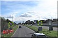 Start of the 40mph zone on the A21 south of the Rathgael Roundabout, Bangor