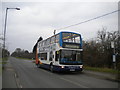 SK8092 : Bus at Laughton Lane End, Morton by Richard Vince