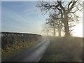 Country road at Leddington