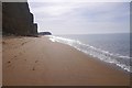 SY4689 : Beach beneath East Cliff by Richard Webb