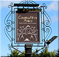 Carpenters Arms name sign, Fulbrook