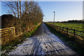 Lane leading to Monks Cross Park & Ride