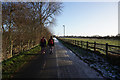 Lane leading to Monks Cross Park & Ride