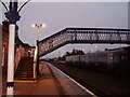 Cold morning at Inverurie Rail Station